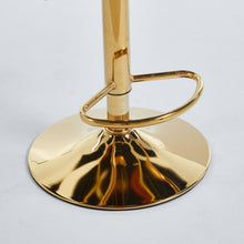 Load image into Gallery viewer, Modern Bar Chair With Iron Tube Legs, Soft Cushions And Comfortable Backrest, Suitable For Dining Room, Living Room, Cafe, Hairball Back, Bar Stool