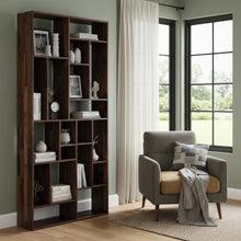 Load image into Gallery viewer, Ten Tier Bookcase - Brown / Natural