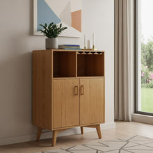 Load image into Gallery viewer, Wood Accent Cabinet - Light Brown