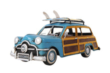 Load image into Gallery viewer, Hand Painted Decorative Car - Blue / Yellow