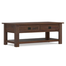 Load image into Gallery viewer, Monroe - Rectangular Coffee Table With Drawers - Brown