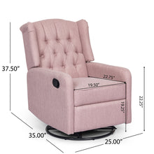 Load image into Gallery viewer, Classic Design, Manual Recliner Chair With 360 Degree Swivel