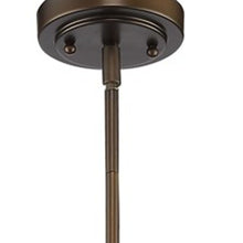 Load image into Gallery viewer, Hanging Light With Glass Dome Shade - Antique Bronze / Brown