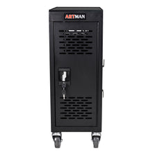Load image into Gallery viewer, 16 Bay Mobile School Charging Cart Station For book, Tablet And Laptop Computer With Power Strip Included