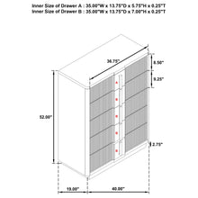 Load image into Gallery viewer, Moraga - 5 Drawer Chest Of Drawers - Ash Brown