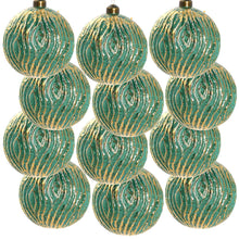 Load image into Gallery viewer, Christmas Ball Glass Decorative Hanging Ball Christmas Tree Ornaments For Holiday Party Decorations