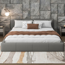 Load image into Gallery viewer, Stylish Upholstered Bed With Birch Wood Frame