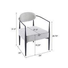 Load image into Gallery viewer, Modern Upholstered Accent Armchair With Pocket Spring Seat