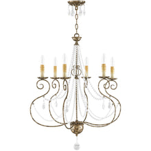 Load image into Gallery viewer, 33'' Six Light Dimmable Chandelier With Shades - Bronze