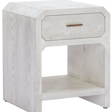 Load image into Gallery viewer, 20" Pedestal End Table With Drawer - White