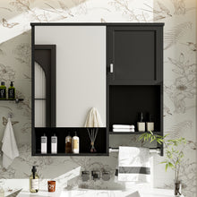 Load image into Gallery viewer, Modern Wall Mounted Bathroom Medicine Cabinet, Bathroom Wall Storage Cabinet With Mirror