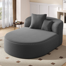 Load image into Gallery viewer, Modern Chaise Lounge Sofa Boneless Couch With Supportive Pillows