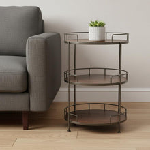 Load image into Gallery viewer, Solid Wood Wood End Table With Drawer Shelf (719338) - Brown