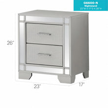 Load image into Gallery viewer, Madison - Nightstand - Silver Champagne