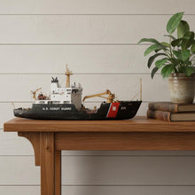 Load image into Gallery viewer, Hand Painted Model Boat (624557) - Black / White