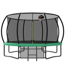 Load image into Gallery viewer, 12' Recreational Kids Trampoline With Safety Enclosure Net & Ladder, Outdoor Recreational Trampolines
