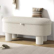 Load image into Gallery viewer, Storage Ottoman Upholstered Bench With Lift Top Storage For Bedroom