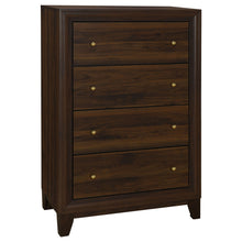 Load image into Gallery viewer, Anza - 4 Drawer Chest Storage Solution - Walnut