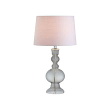 Load image into Gallery viewer, Novelty Table Lamps LED With Drum Shades (Set of 2) - Clear