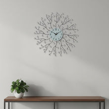 Load image into Gallery viewer, Silent Analog Round Wall Clock - Black / White / Clear