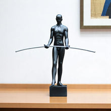 Load image into Gallery viewer, Man Tabletop Sculpture (568374) - Black