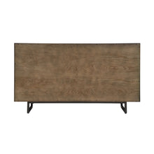 Load image into Gallery viewer, Carved Geometric Solid Wood Six Drawer Double Dresser - Dark Brown