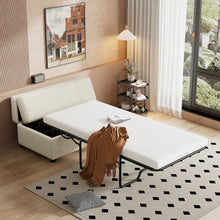 Load image into Gallery viewer, Twin Size Folding Ottoman Sleeper Bed With Mattress Convertible Guest Bed