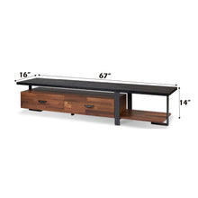 Load image into Gallery viewer, Elling - TV Stand - Walnut / Black