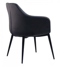 Load image into Gallery viewer, Upholstered Velvet Dining Room Arm Chair - Gray