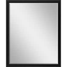 Load image into Gallery viewer, 42" Solid Wood Framed Accent Mirror - Black