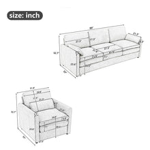 Load image into Gallery viewer, Cozy Sofa Set Oversized Comfy Cloud Sofa With Double Cushion