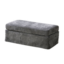 Load image into Gallery viewer, Ottoman Foot Stool With Metal Legs