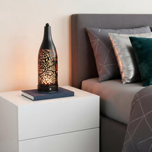 Load image into Gallery viewer, Geometric Novelty USB Lantern With Novelty Shade - Black