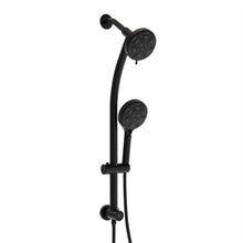 Load image into Gallery viewer, Multi Function Dual Shower Head System With 4.7" Rain Showerhead, 8 Function Hand Shower, Adjustable Slide Bar
