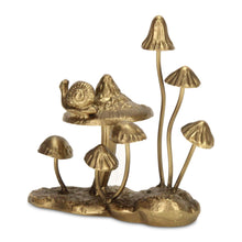 Load image into Gallery viewer, Mushrooms Tabletop Sculpture - Gold