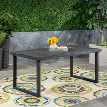 Load image into Gallery viewer, Outdoor Acacia Wood Dining Table, Sandblast Finish