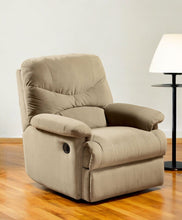 Load image into Gallery viewer, Microfiber Recliner - Beige
