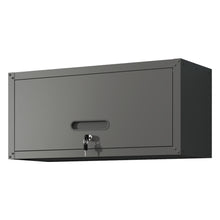 Load image into Gallery viewer, Heavy Duty, Metal Wall Mounted Tool Storage Cabinet Steel Metal Garage Storage Cabinet - Black / Gray