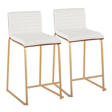 Load image into Gallery viewer, Mason Mara - Contemporary Design Fixed Height Counter Stool (Set of 2)