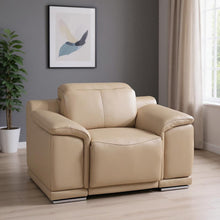 Load image into Gallery viewer, Genuine Leather Wall Hugger Power Recliner With USB - White