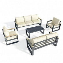 Load image into Gallery viewer, Modern Outdoor Sofa Set With Coffee Table
