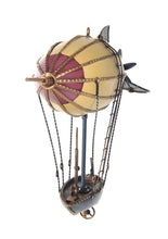 Load image into Gallery viewer, Steampunk Airship Model - Blue / Yellow
