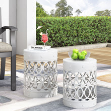 Load image into Gallery viewer, Outdoor Metal S/2 End Table