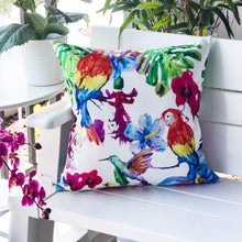 Load image into Gallery viewer, Tropical Parrot Outdoor & Indoor Pillow With Solarium - Multicolor