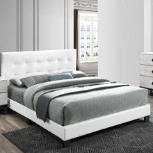 Load image into Gallery viewer, Modern Style Bed With Upholstered Rectangle Headboard