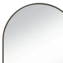 Load image into Gallery viewer, 35" Metal Arch Framed Accent Mirror - Black