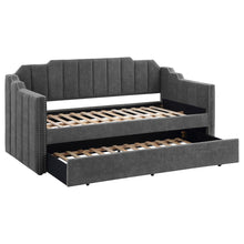 Load image into Gallery viewer, Pressley - Twin Daybed With Trundle - Charcoal
