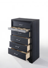 Load image into Gallery viewer, Solid Wood Six Drawer Chest - Black
