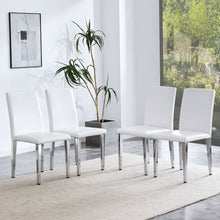 Load image into Gallery viewer, Elegant Upholstered Chairs & Metal Legs