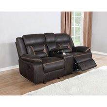Load image into Gallery viewer, Brazelton - Glider Loveseat With Console